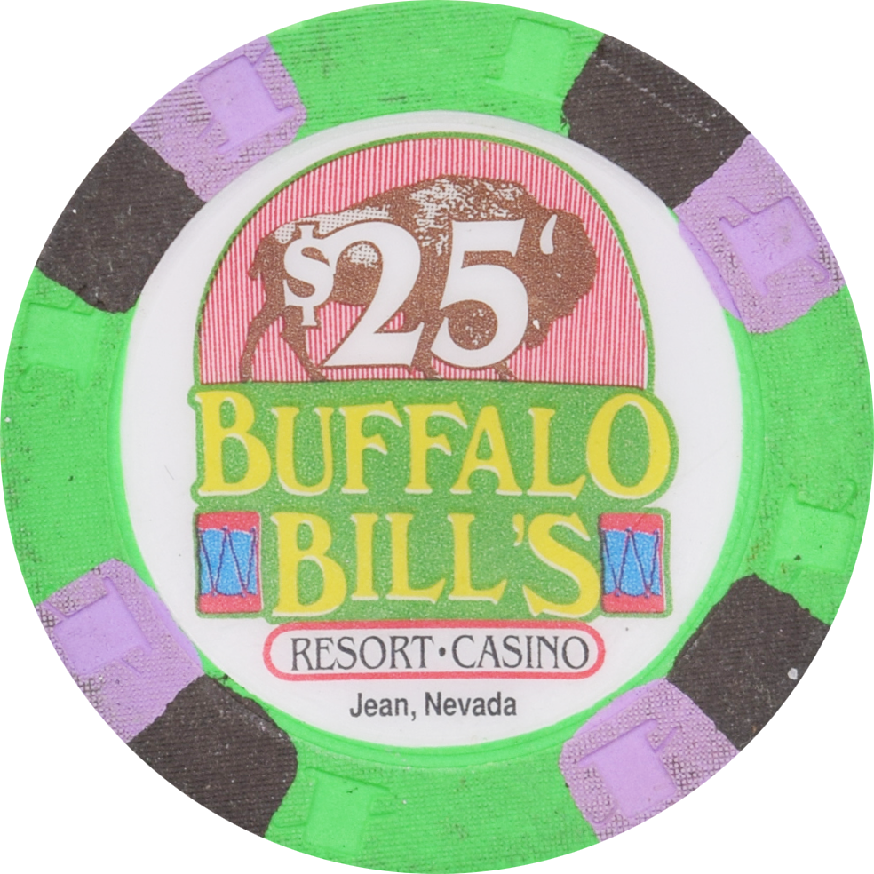 Buffalo Bill's Casino Primm Nevada $25 Chip 1994