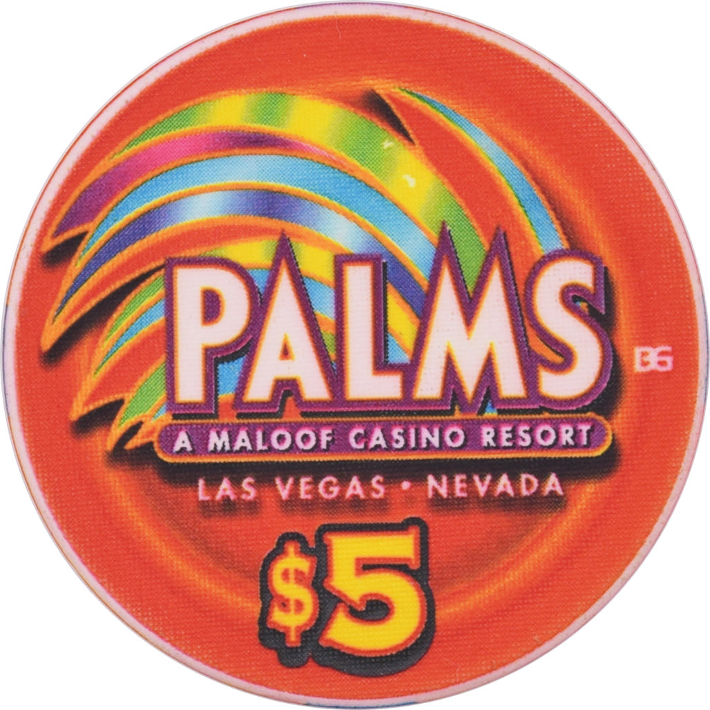 Palms Casino Las Vegas Nevada $5 Preakness Winner Smarty Jones (Head) Chip 2005