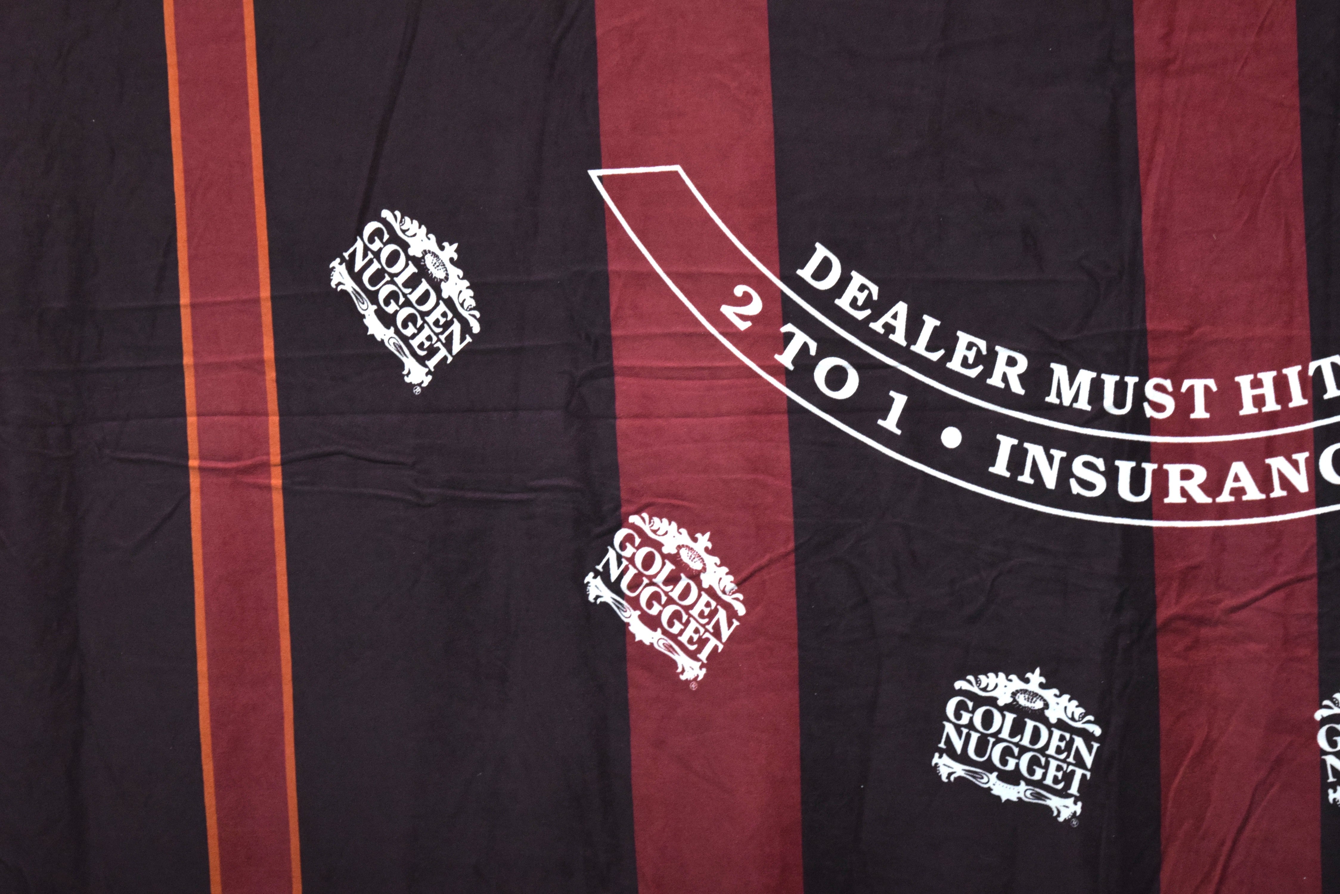 Golden Nugget Casino Las Vegas Nevada Maroon New Blackjack Layout