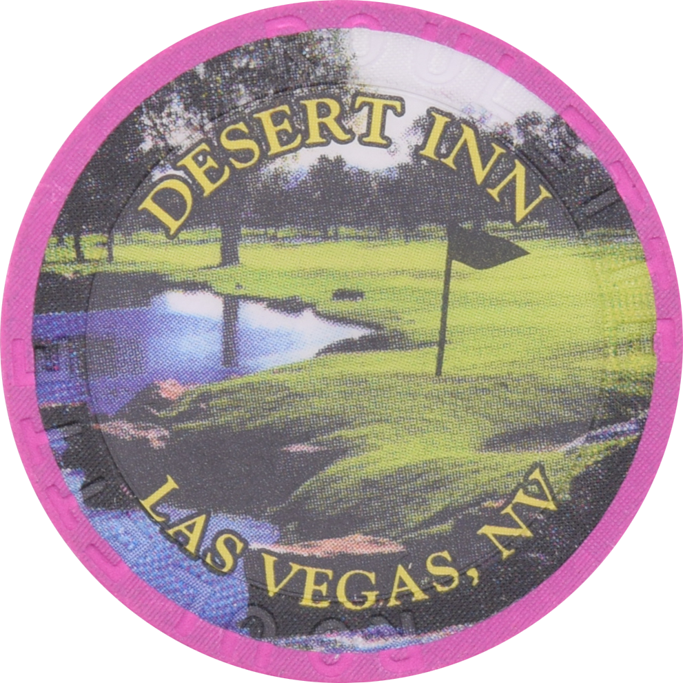 Desert Inn Casino Las Vegas Nevada Golf Course Roulette Purple Chip 1997
