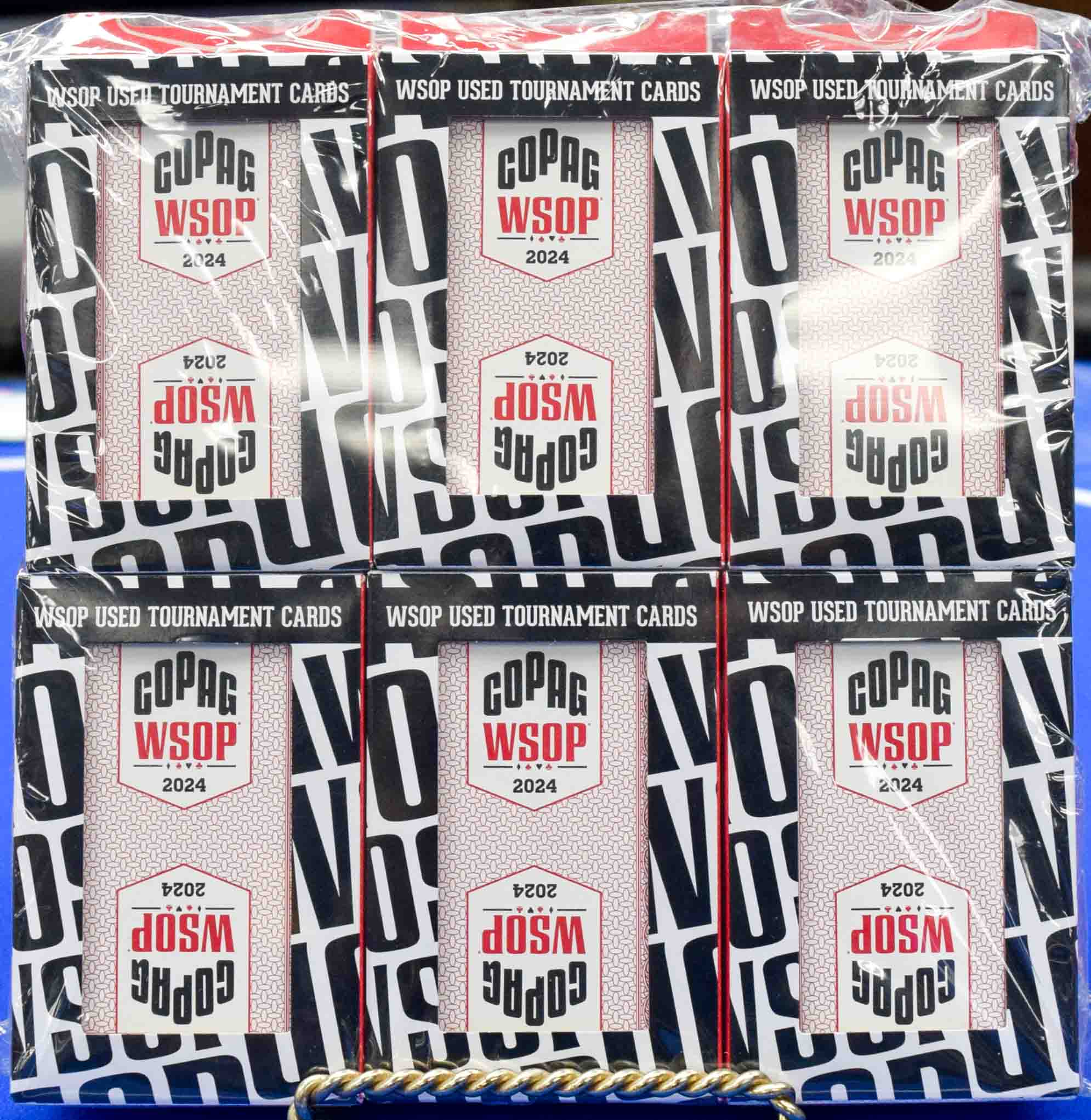 2024 Set of 30 Authentic Decks Dealt at WSOP Used Copag Plastic Playing Cards Bridge Standard Index