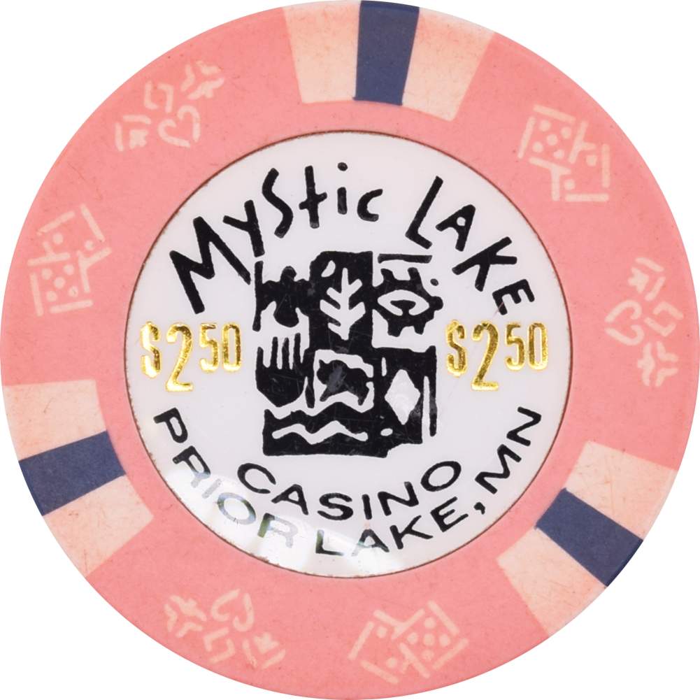 Mystic Lake Casino Prior Lake Minnesota $2.50 Chip