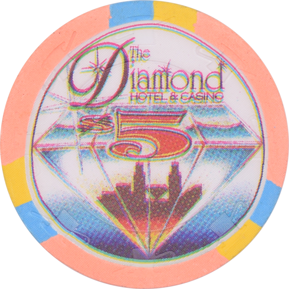 Diamond Hotel & Casino Paulson Fantasy $5 43mm Chip