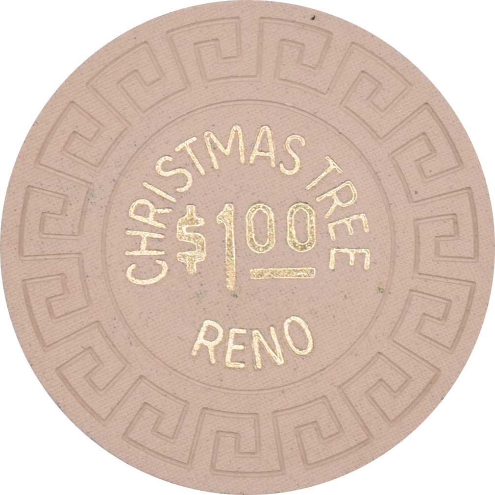 Christmas Tree Casino Reno Nevada $1 Chip 1963