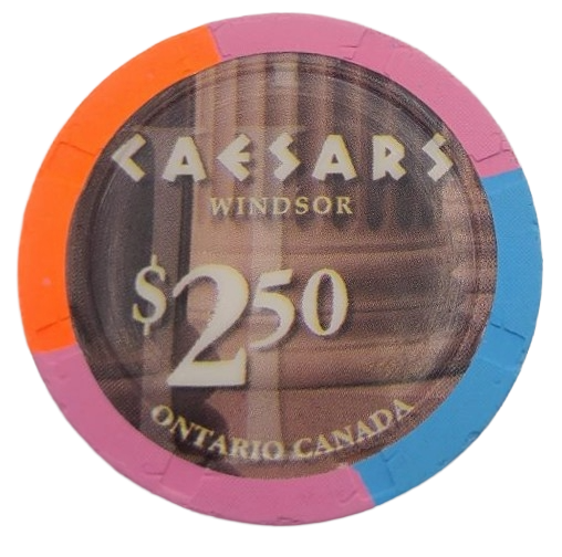 Caesars Windsor Ontario Canada $2.50 Casino Chip