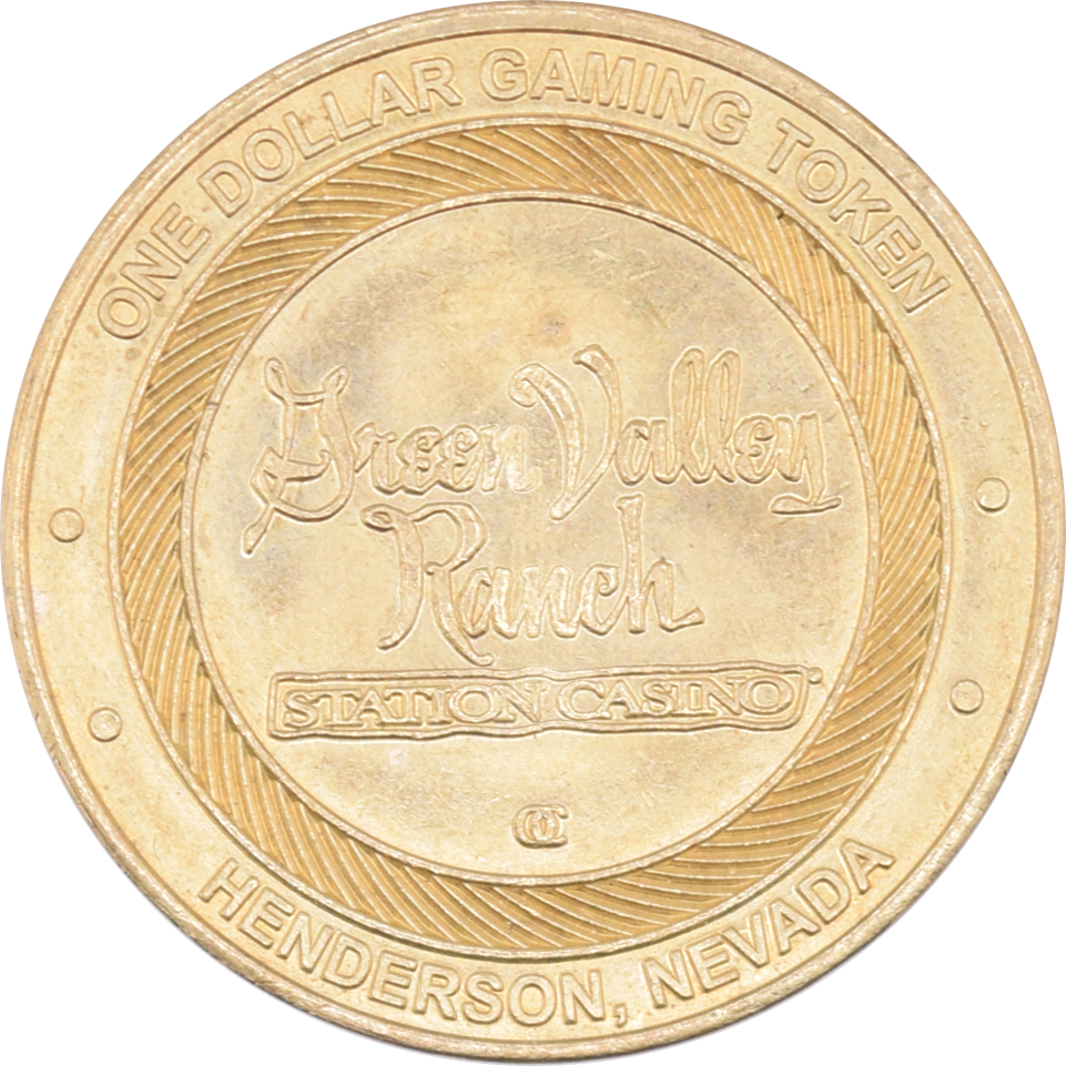 Green Valley Ranch Casino Henderson Nevada $1 Token 2002