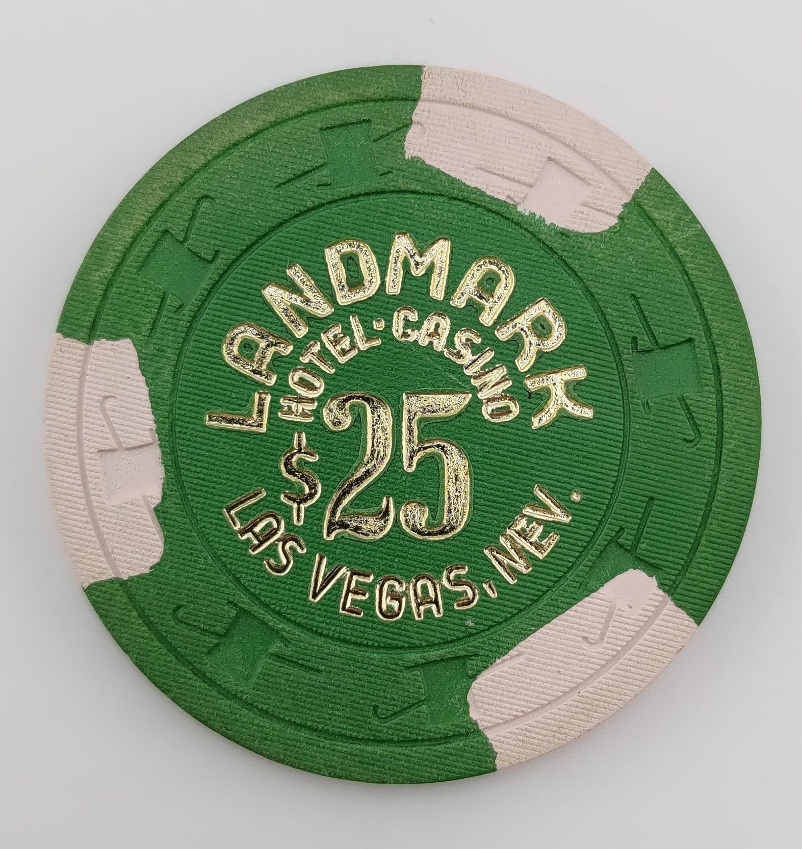 Landmark Casino Las Vegas Nevada $25 Chip 1985