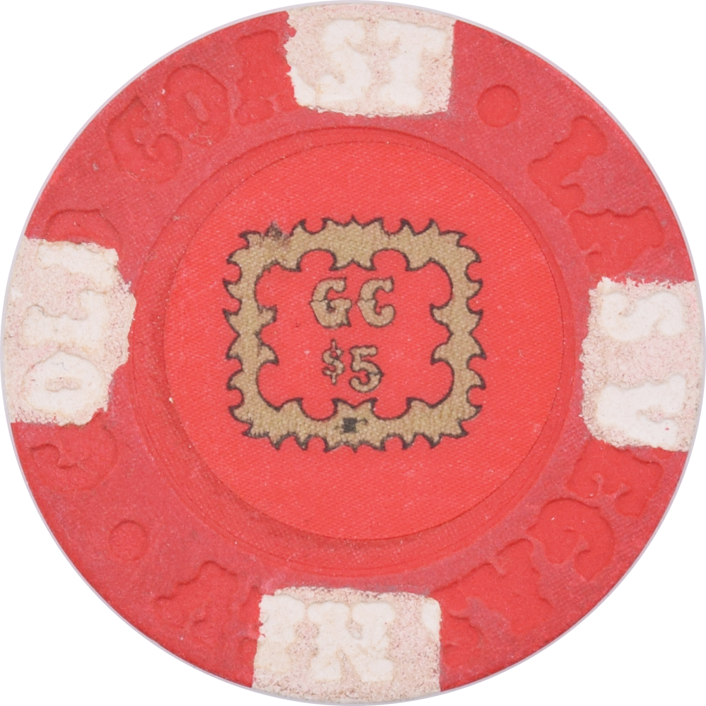 Gold Coast Casino Las Vegas Nevada $5 Chip 1986
