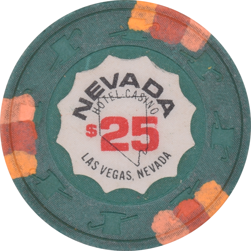 Nevada Hotel Casino Las Vegas Nevada $25 Chip 1990