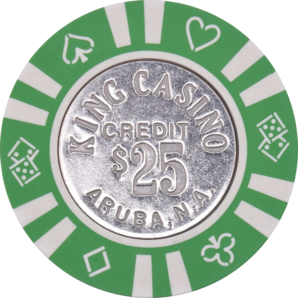 King International Casino Palm Beach Aruba $25 Credit Chip
