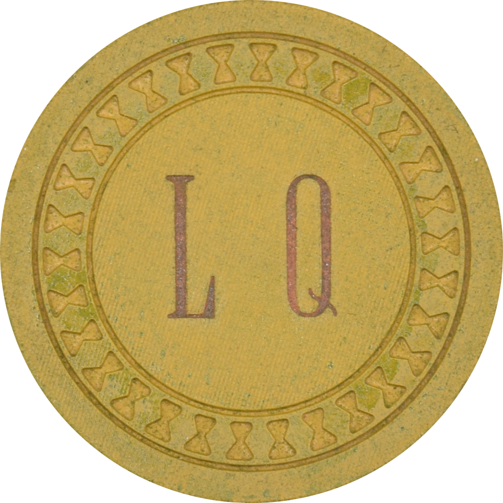 Latin Quarter Illegal Casino Newport Kentucky Yellow Chip