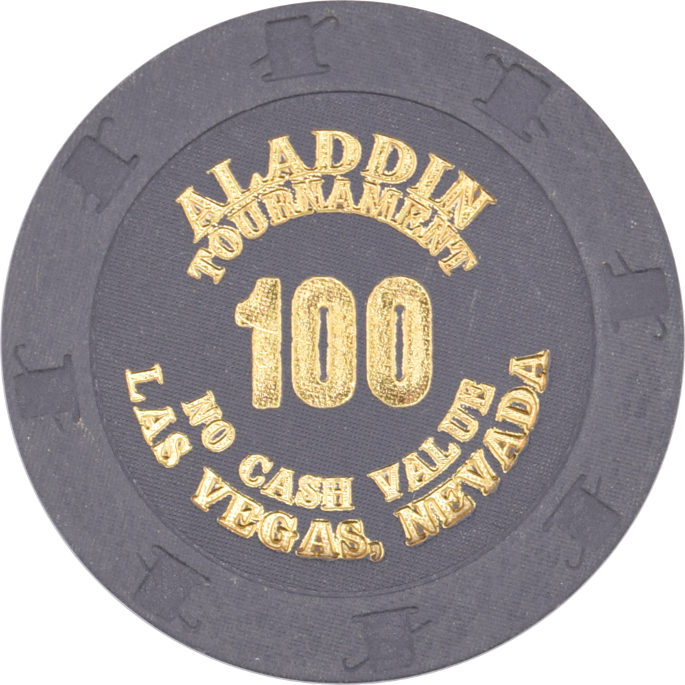 Aladdin Resort & Casino Las Vegas Nevada $100 NCV Chip 2000