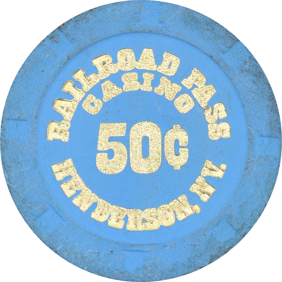 Railroad Pass Casino Henderson Nevada 50 Cent Chip 2015