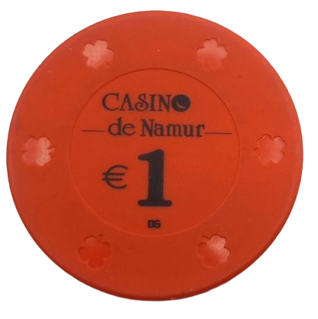 Casino de Namur Belgium €1 Chip Bourgogne Grasset