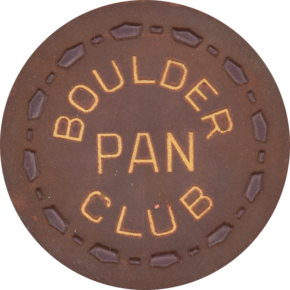 Boulder Club Casino Las Vegas Nevada Brown PAN Chip 1957