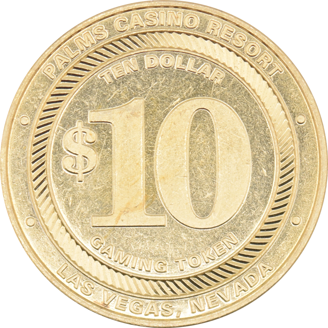 Palms Casino Las Vegas Nevada $25 / $10 1st Anniversary Error Token 2002