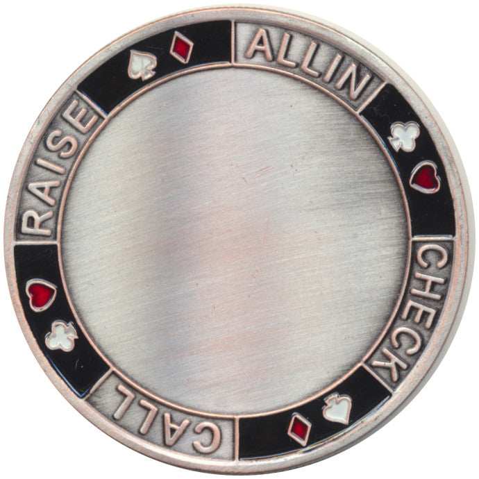 Card Guard Customizable Poker Card Guard Blank for Sticker Inlay - Spinettis Gaming - 16