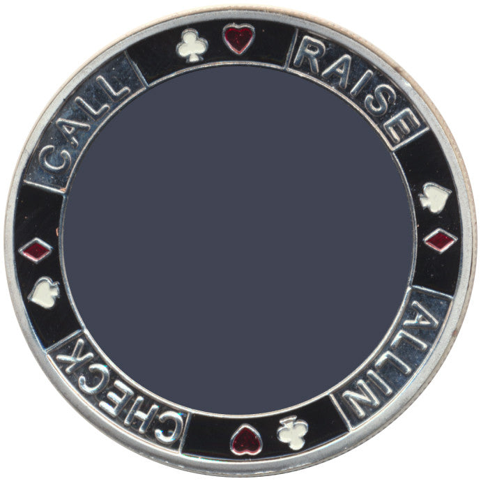 Card Guard Customizable Poker Card Guard Blank for Sticker Inlay - Spinettis Gaming - 10