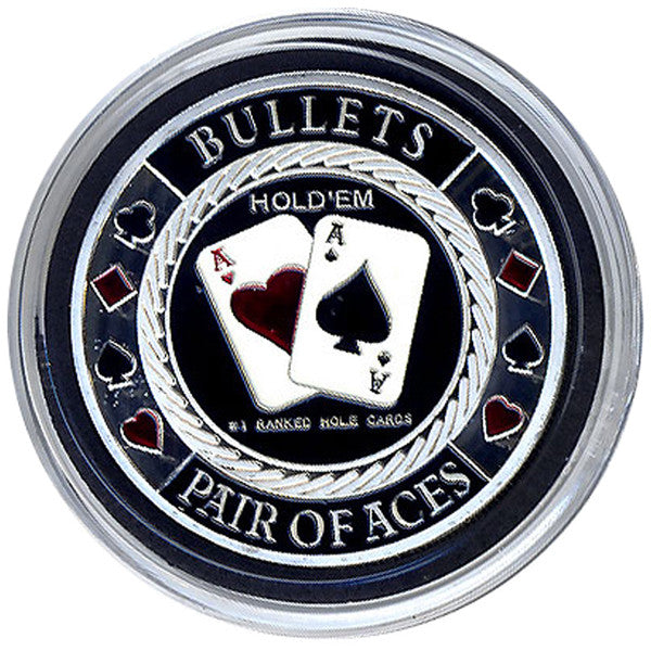 Card Guard Bullets (Pair Of Aces) Card Guard - Spinettis Gaming - 5