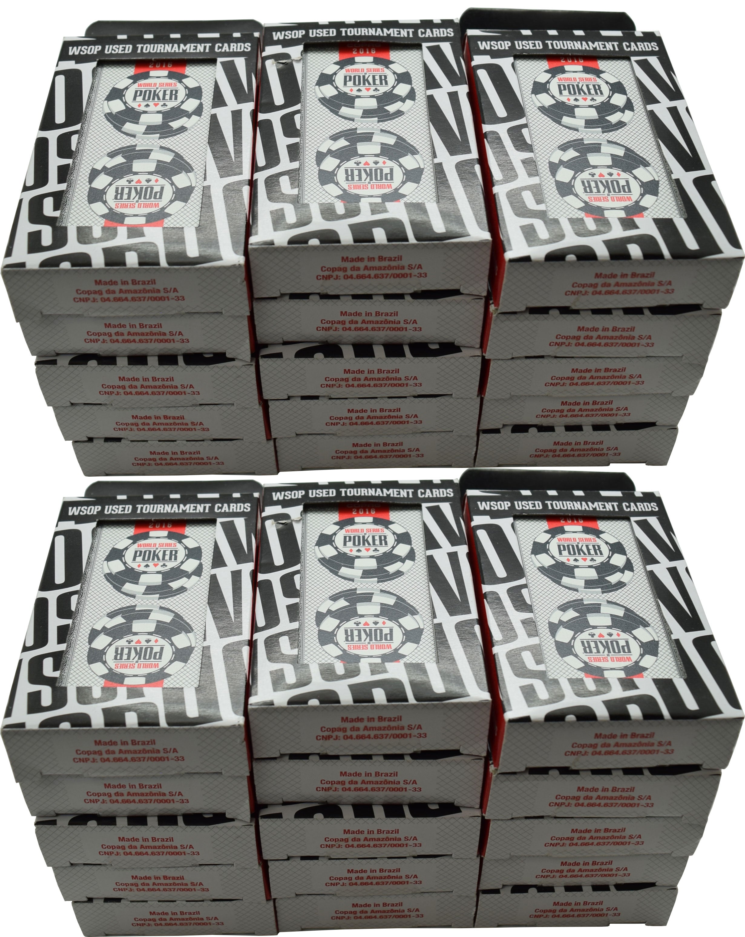 30 WSOP Copag Used Decks 2016 Used Decks