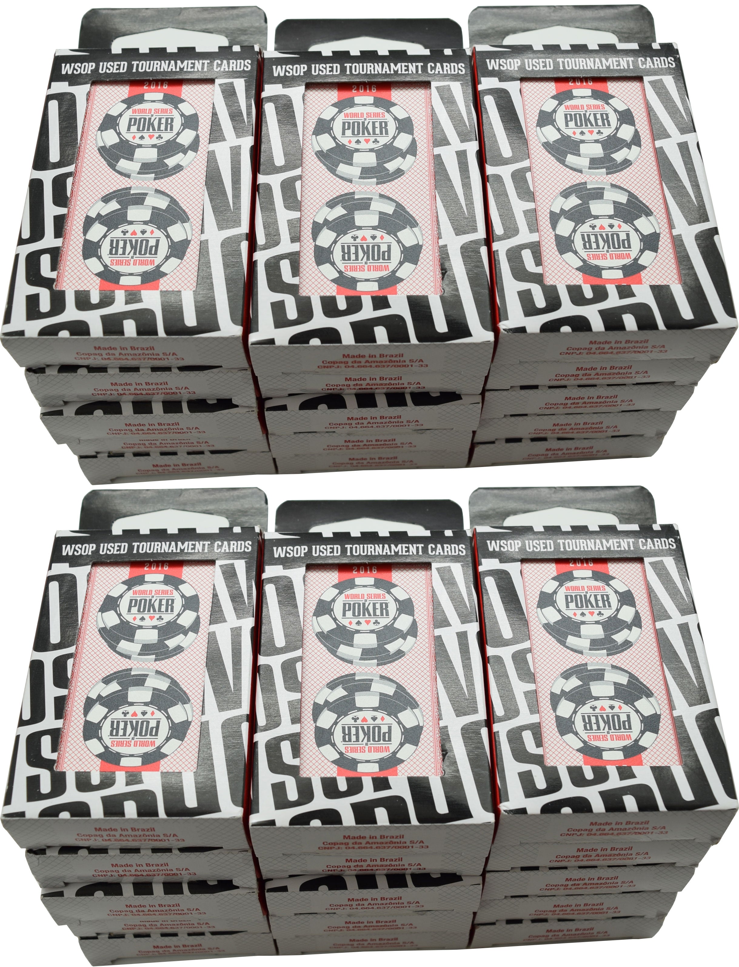 30 WSOP Copag Used Decks 2016 Used Decks