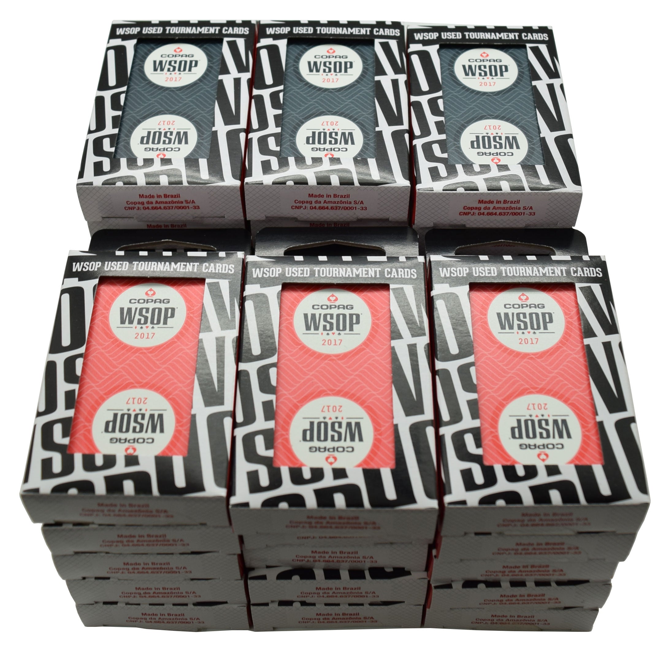 30 WSOP Copag Used Decks 2017 Used Decks