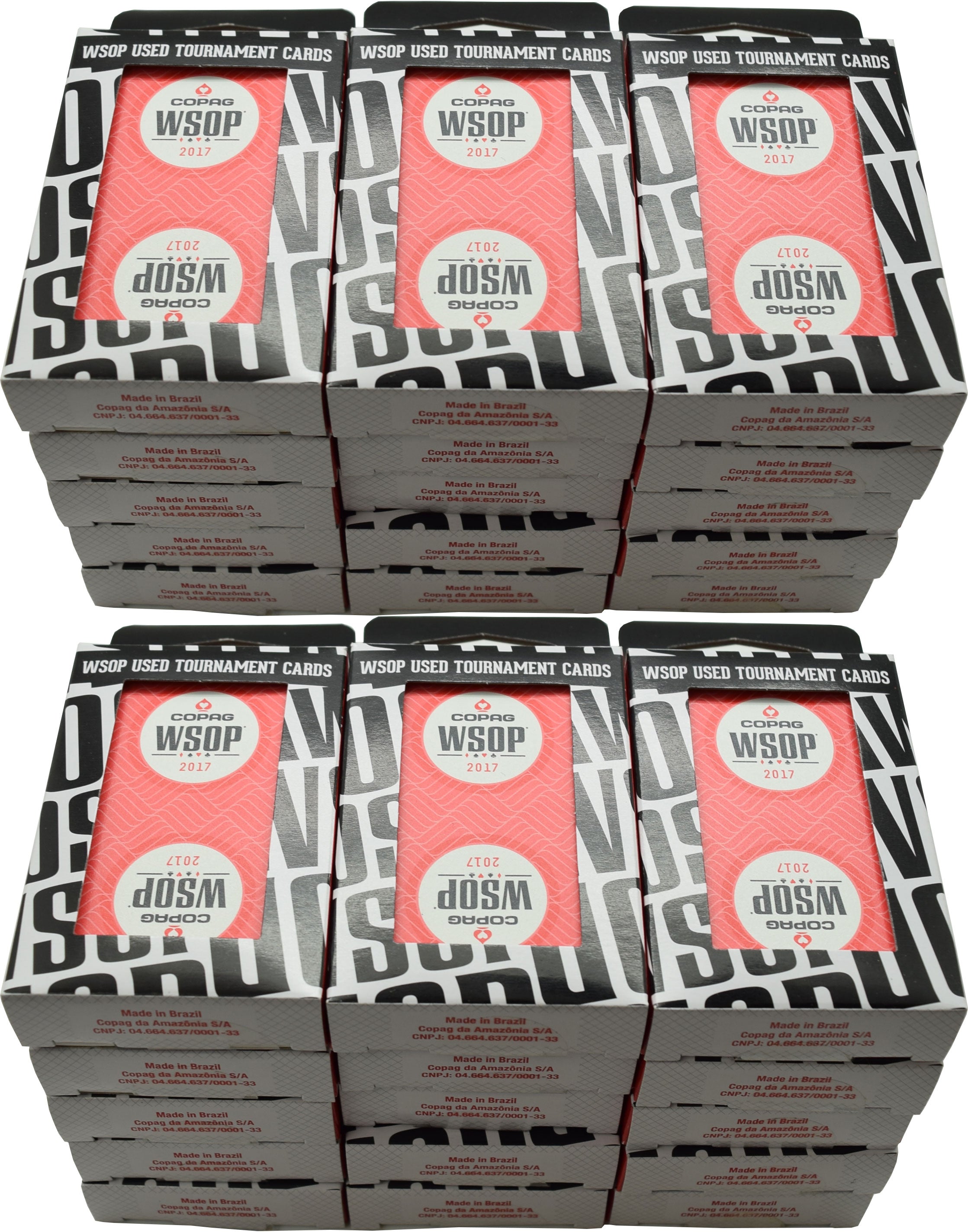 30 WSOP Copag Used Decks 2017 Used Decks