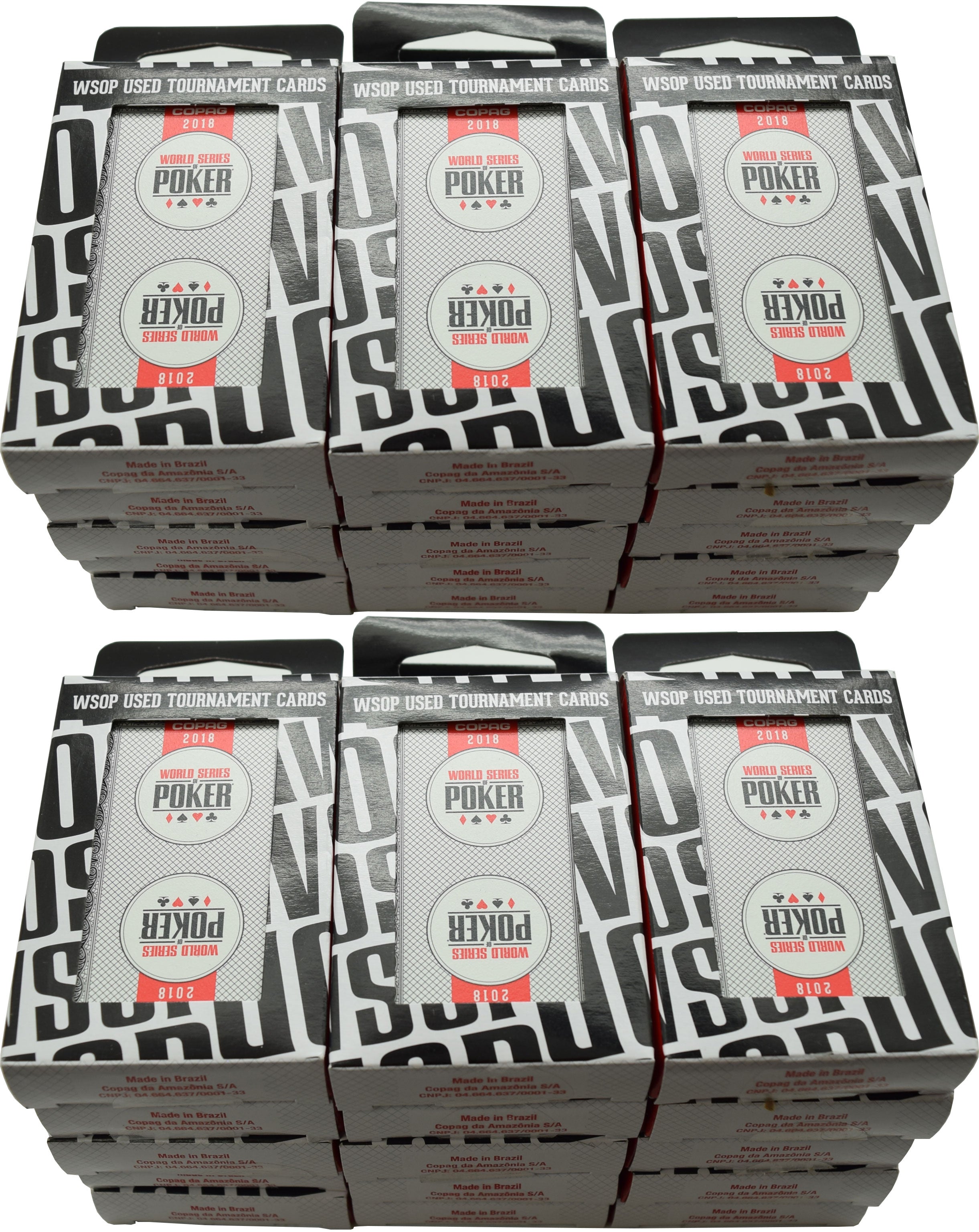 30 WSOP Copag Used Decks 2018 Used Decks