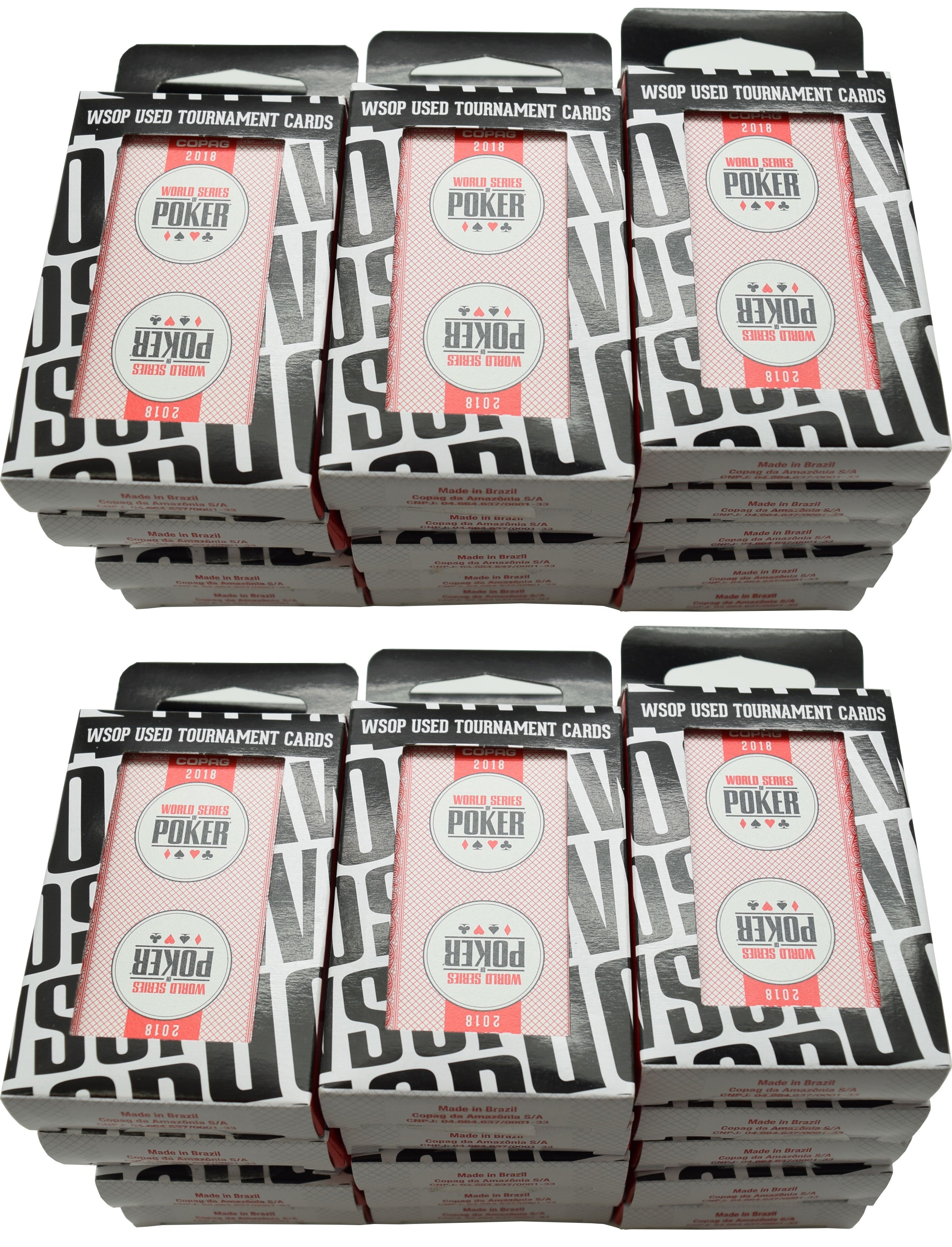 30 WSOP Copag Used Decks 2018 Used Decks