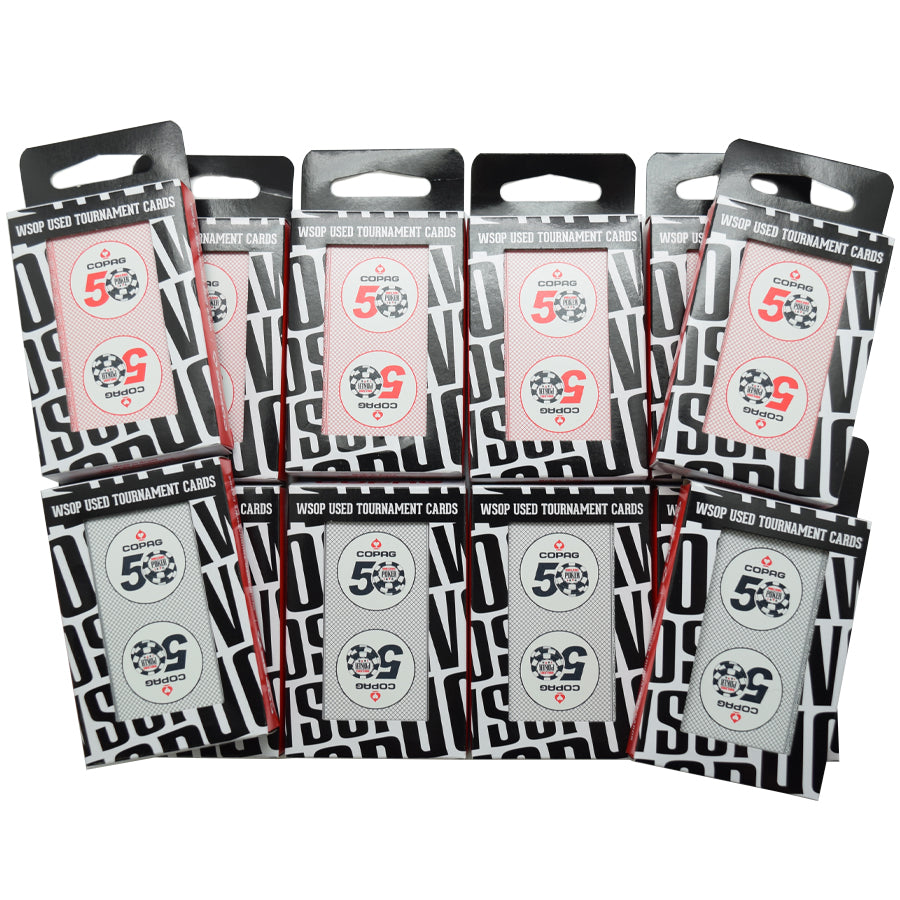 12 Pack WSOP Copag Used Decks 2019