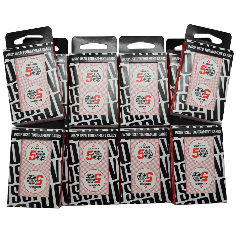 12 Pack WSOP Copag Used Decks 2019