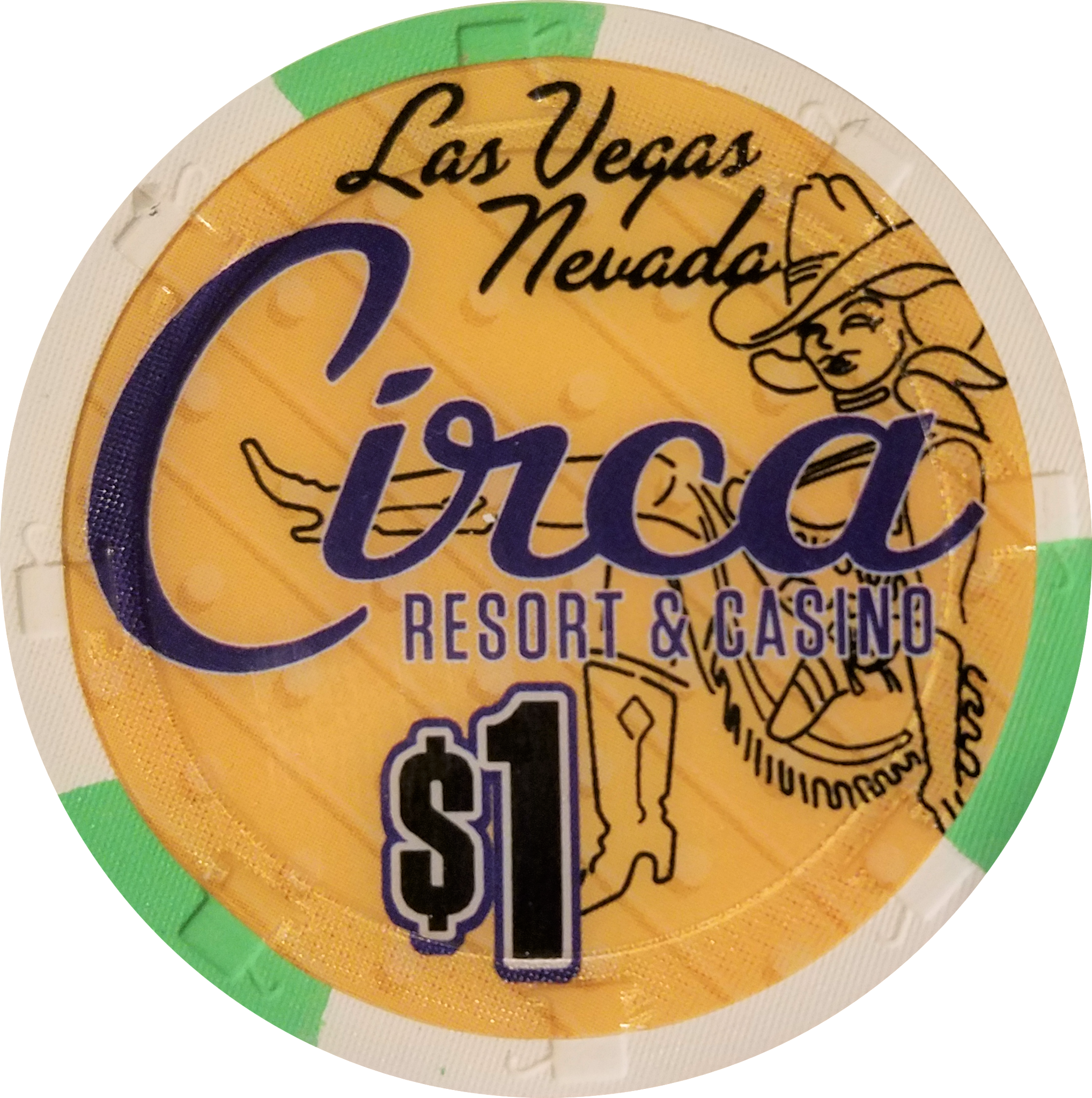 Circa Casino Las Vegas Nevada $1 Chip 2020