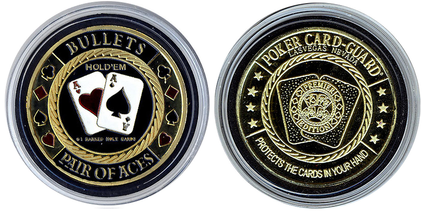 Card Guard Bullets (Pair Of Aces) Card Guard - Spinettis Gaming - 1