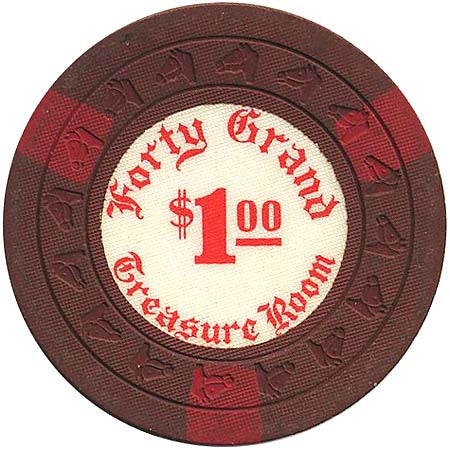 Forty Grand $1 chip - Spinettis Gaming - 1