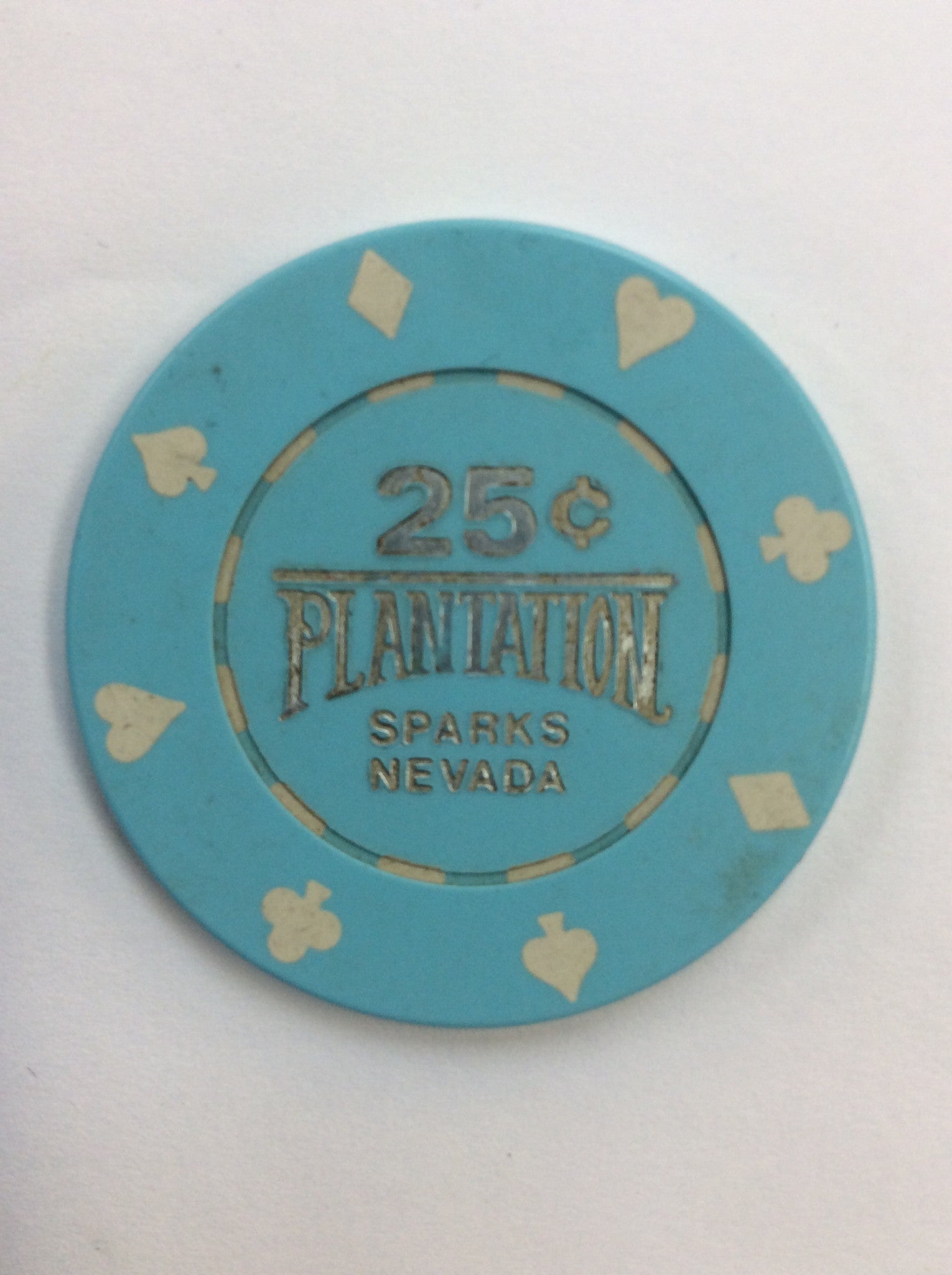 Plantation 25 (blue) chip - Spinettis Gaming