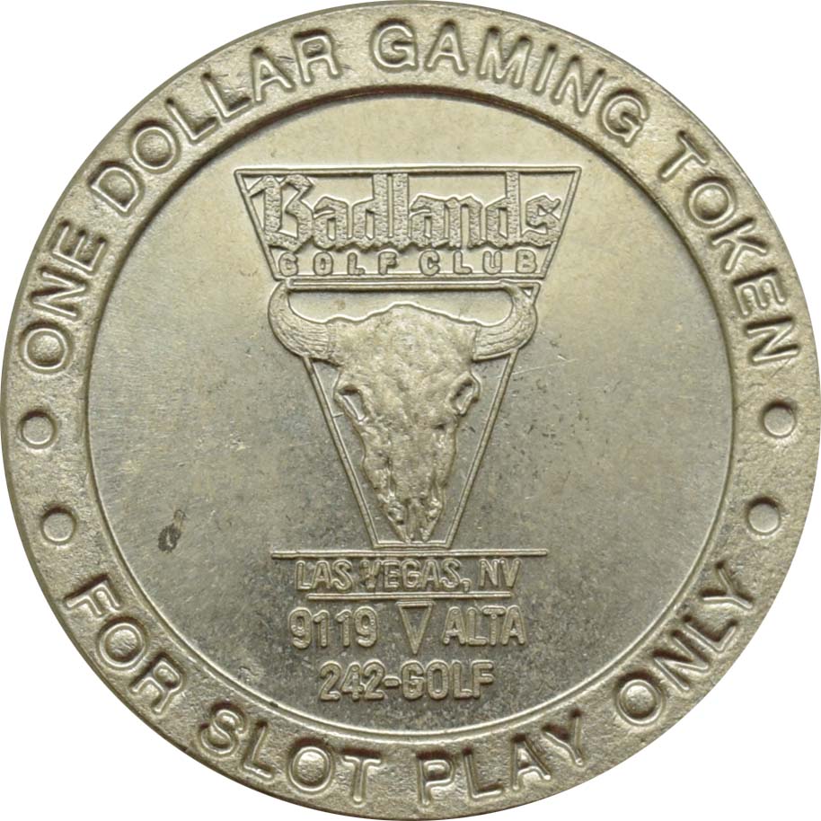 Badlands Golf Club Las Vegas Nevada $1 Token 1997
