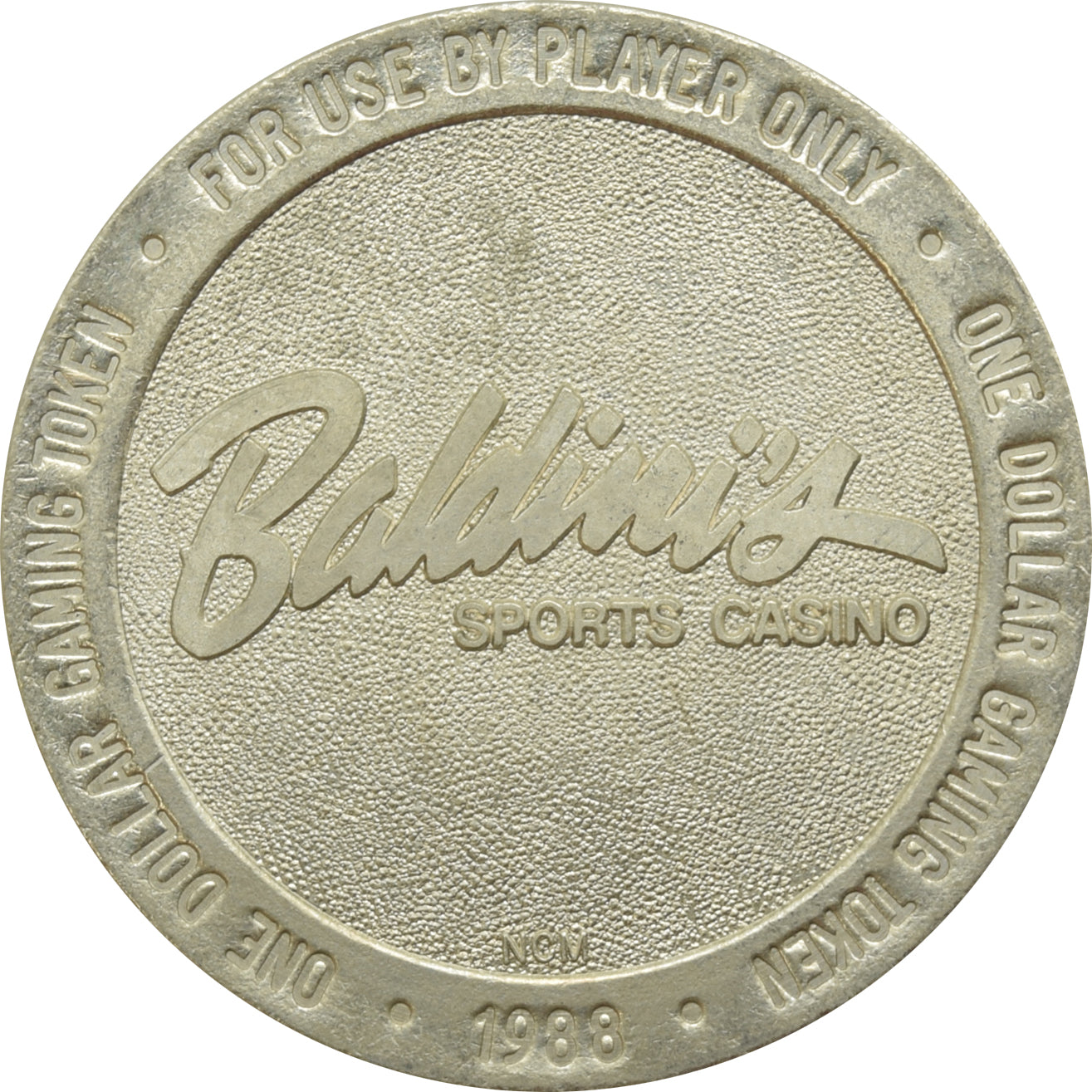 Baldini's Casino Sparks NV $1 Token 1988