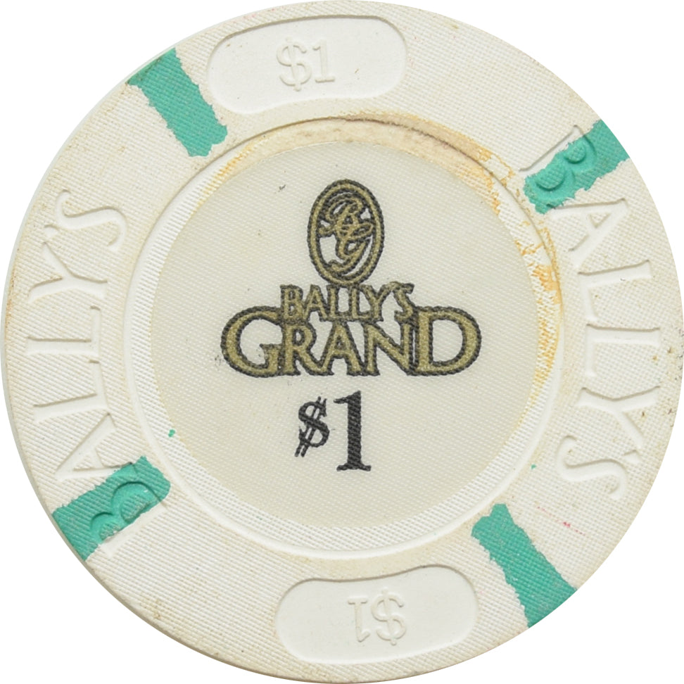 Bally's Grand Casino Atlantic City NJ $1 Chip