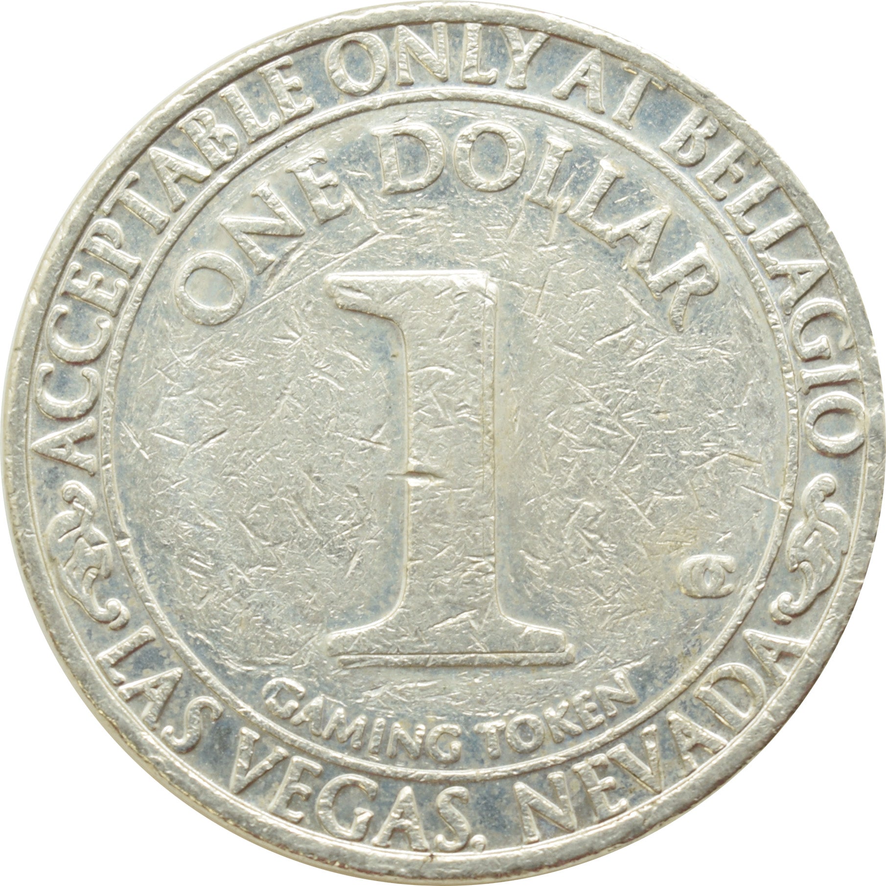 Bellagio Casino Las Vegas NV $1 Token 1988
