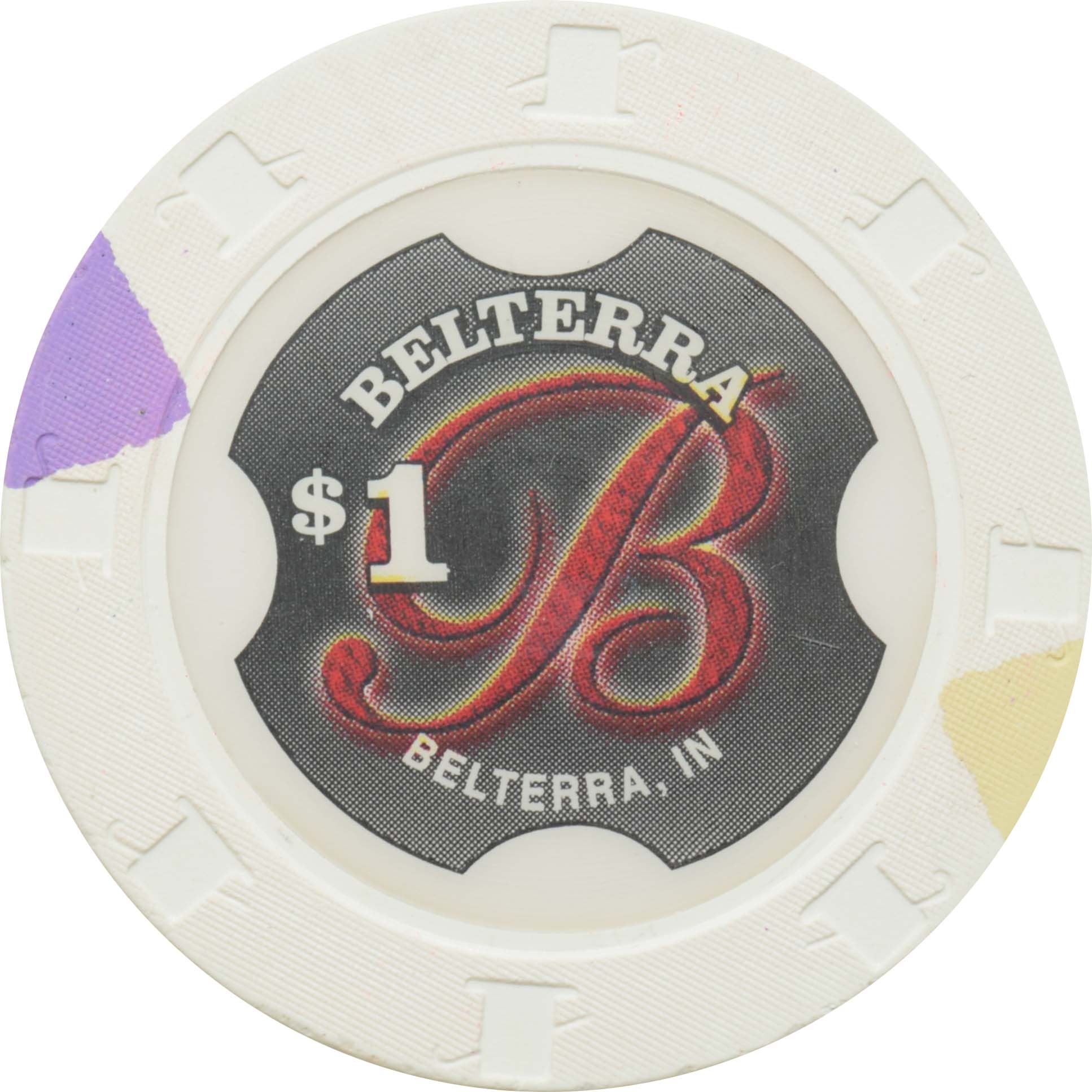 Belterra Casino Belterra Indiana $1 Chip 2018