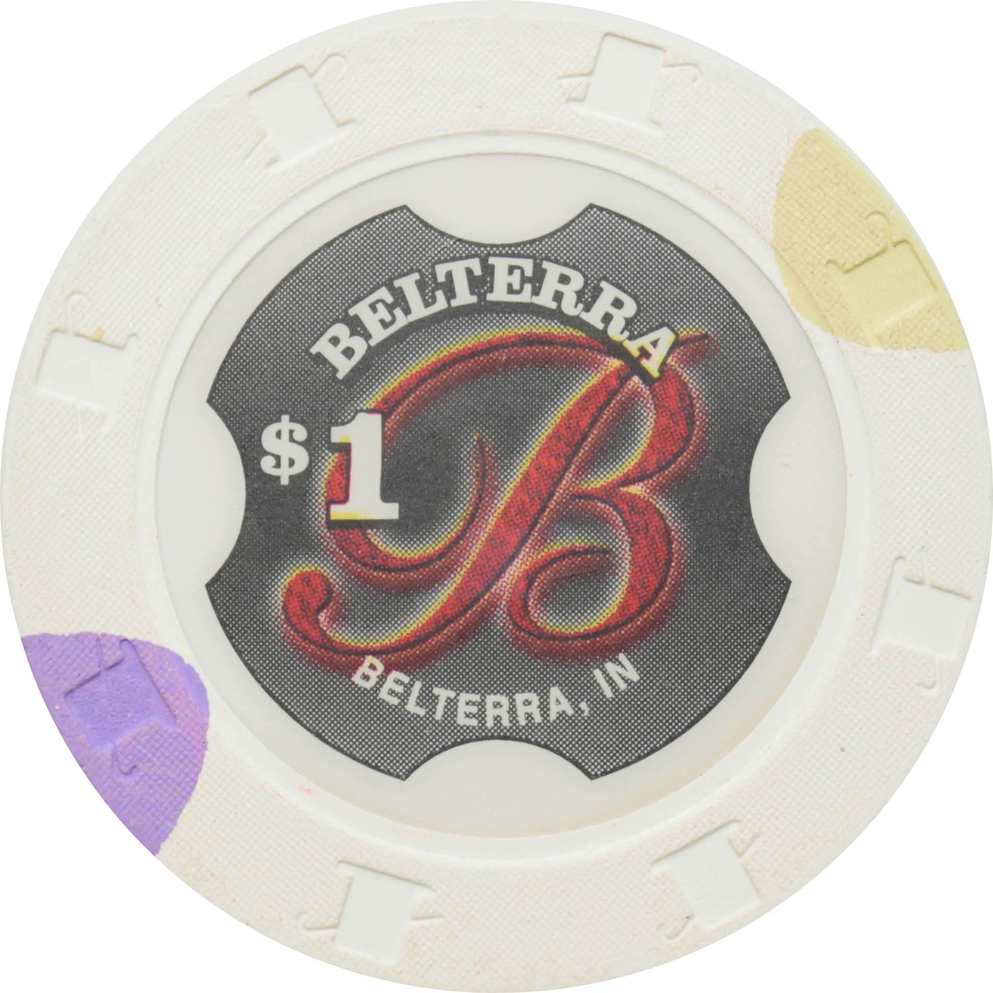 Belterra Casino Belterra Indiana $1 Chip 2018