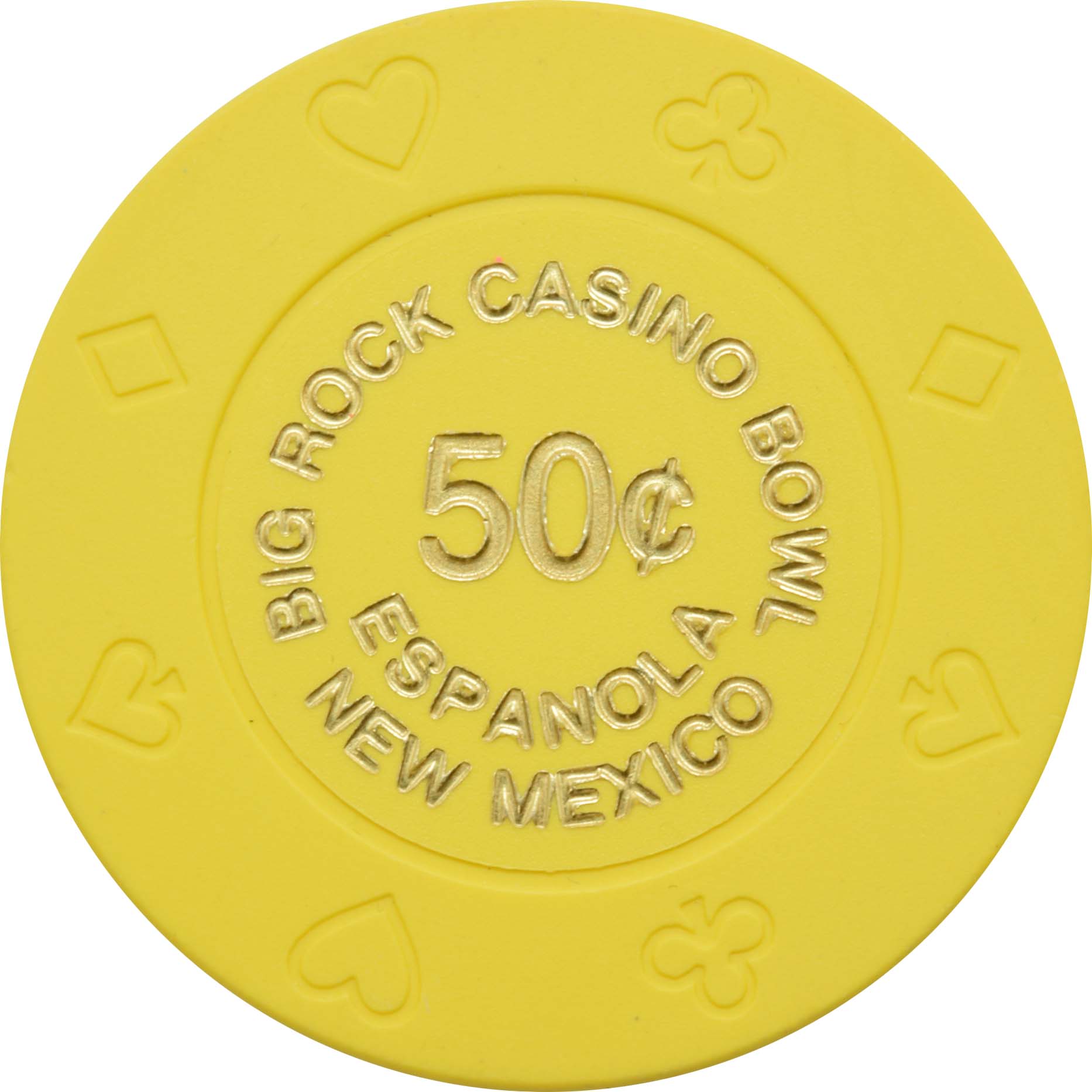 Big Rock Casino Bowl Espanola New Mexico 50 Cent Chip