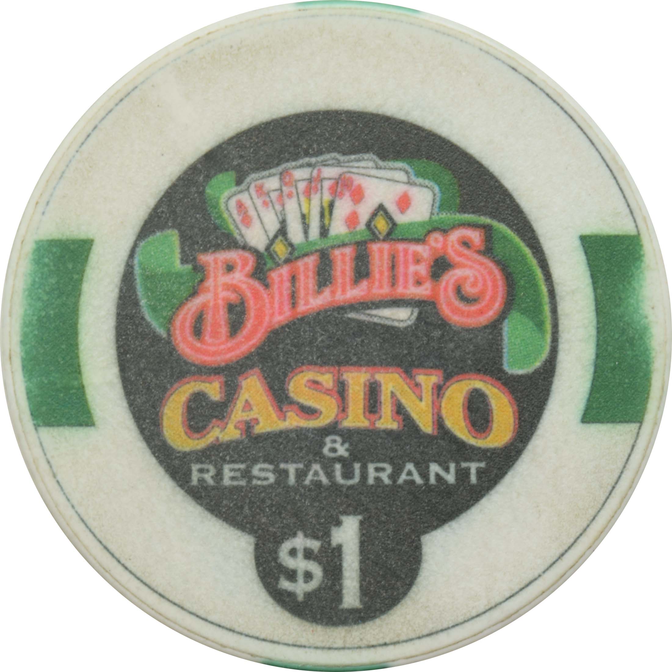 Billie's Casino Renton Washington $1 Chip