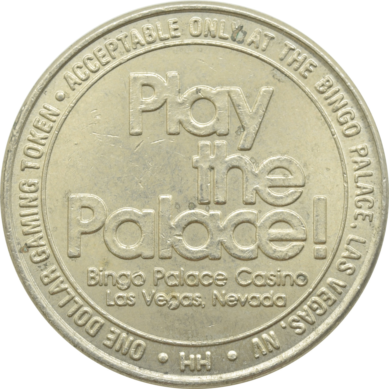 Bingo Palace Casino Las Vegas NV $1 Token 1986