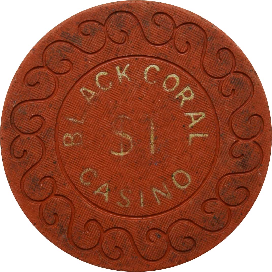 Black Coral Casino Kralendijk Bonaire $1 Chip