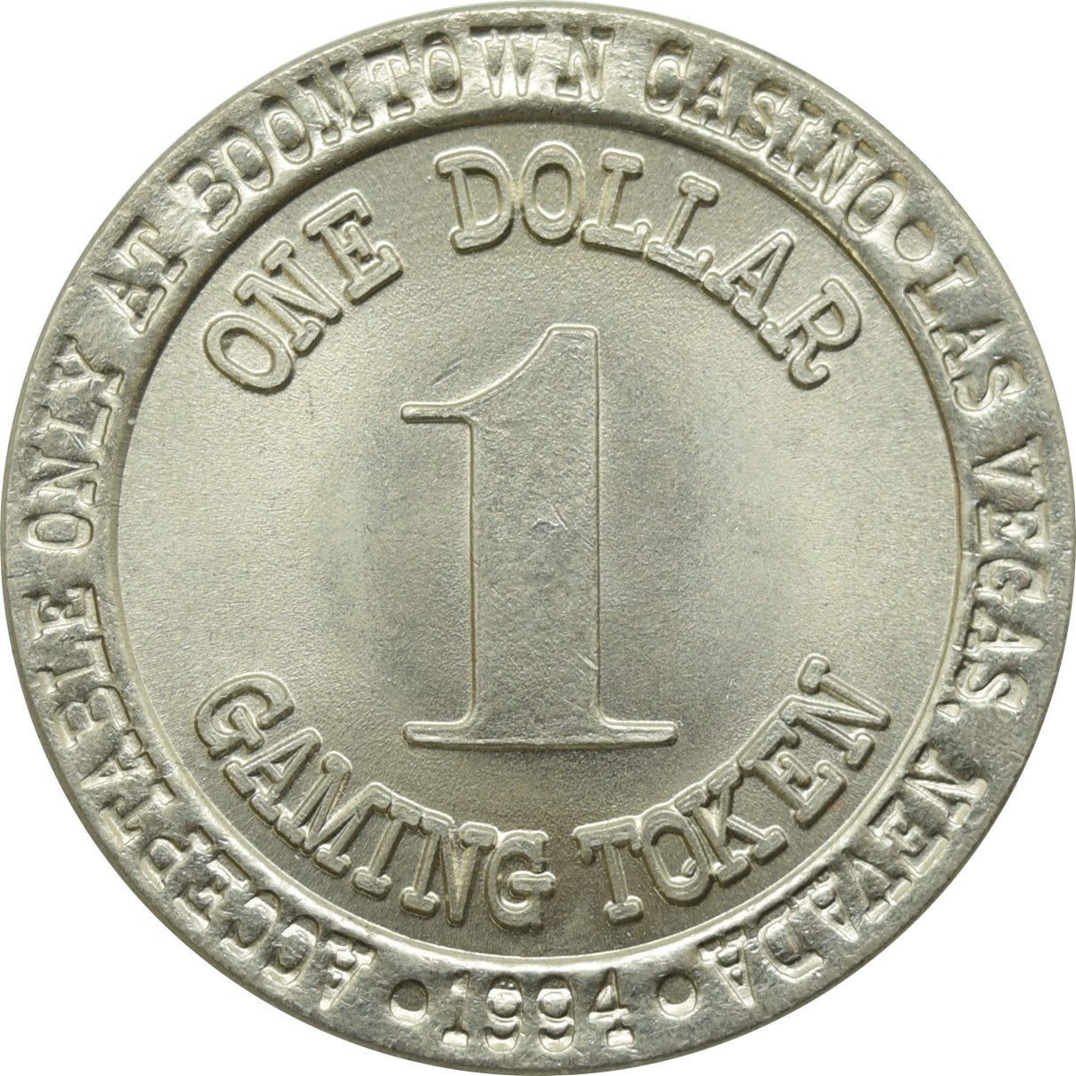 Boomtown Casino Las Vegas NV $1 Token 1994