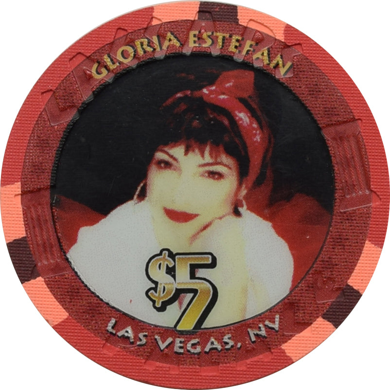 Caesars Palace Casino Las Vegas Nevada $5 Gloria Estefan Chip 2003 #2