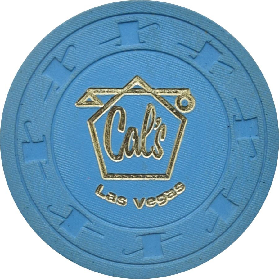 Cal's (Food and Cocktails) Casino Las Vegas Nevada $1 Chip 1956