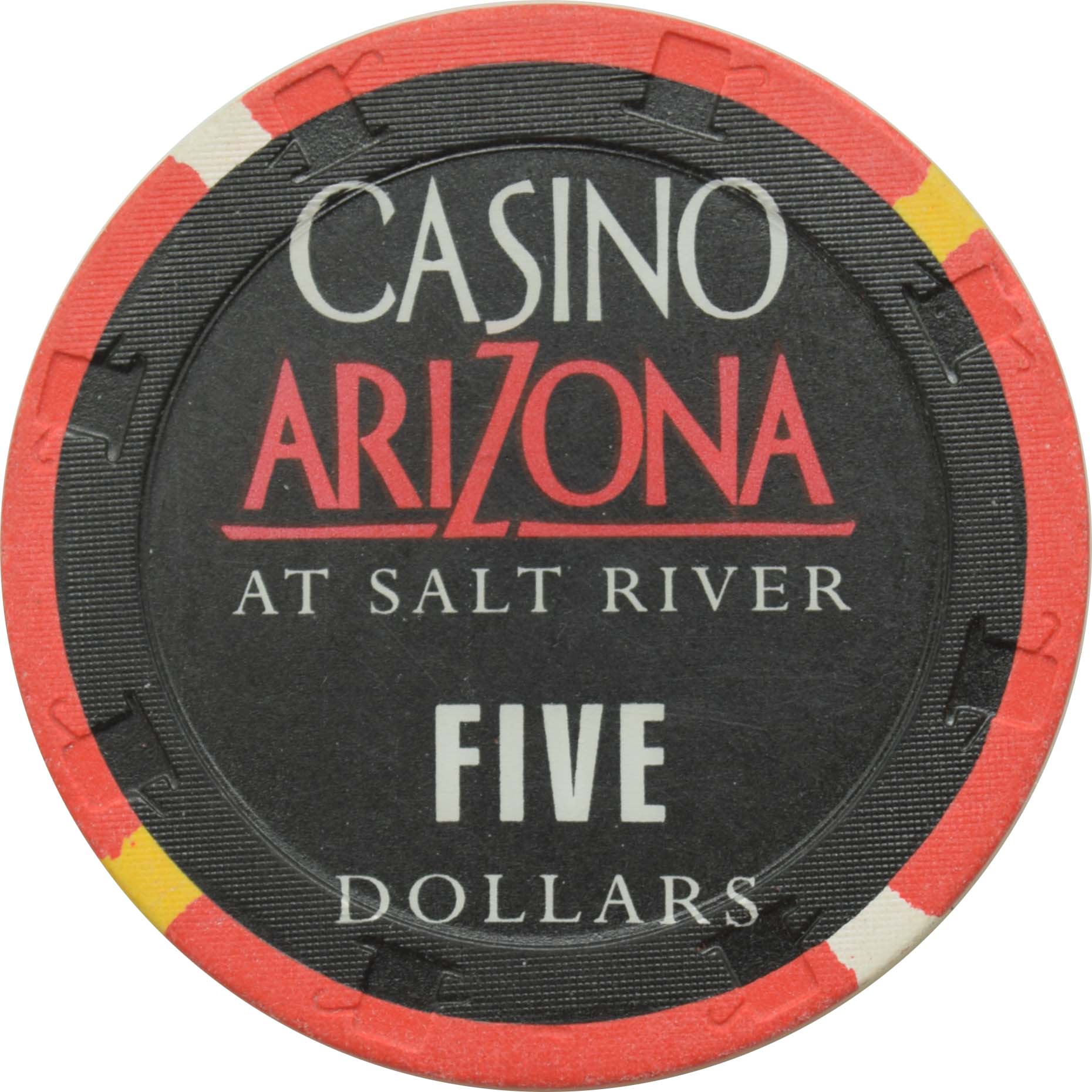 Casino Arizona at Salt River Scottsdale Arizona $5 Chip