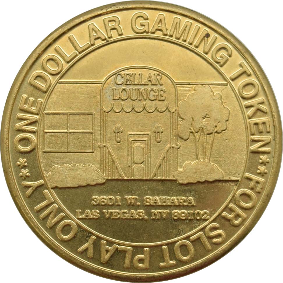 Cellar Lounge Las Vegas Nevada $1 Token 1997